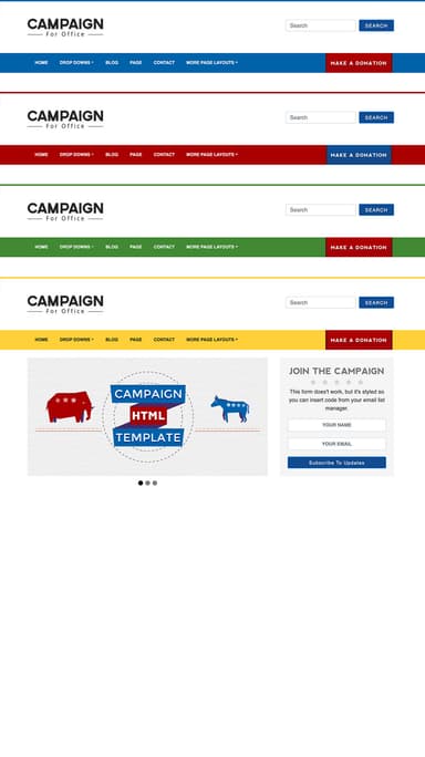 Campaign Wide Style Premium Theme