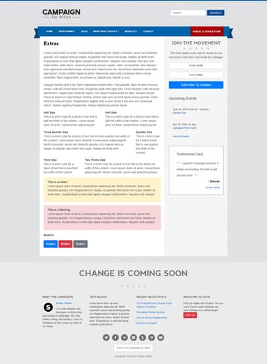 Campaign Template Extra Page