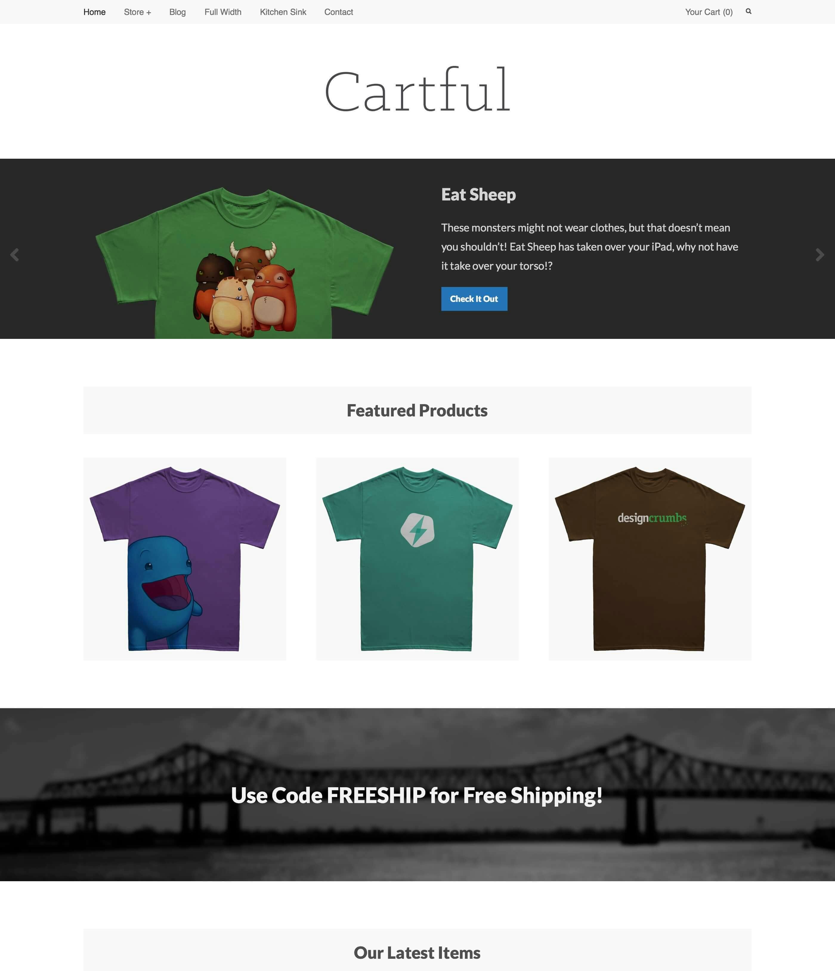 Cart Homepage
